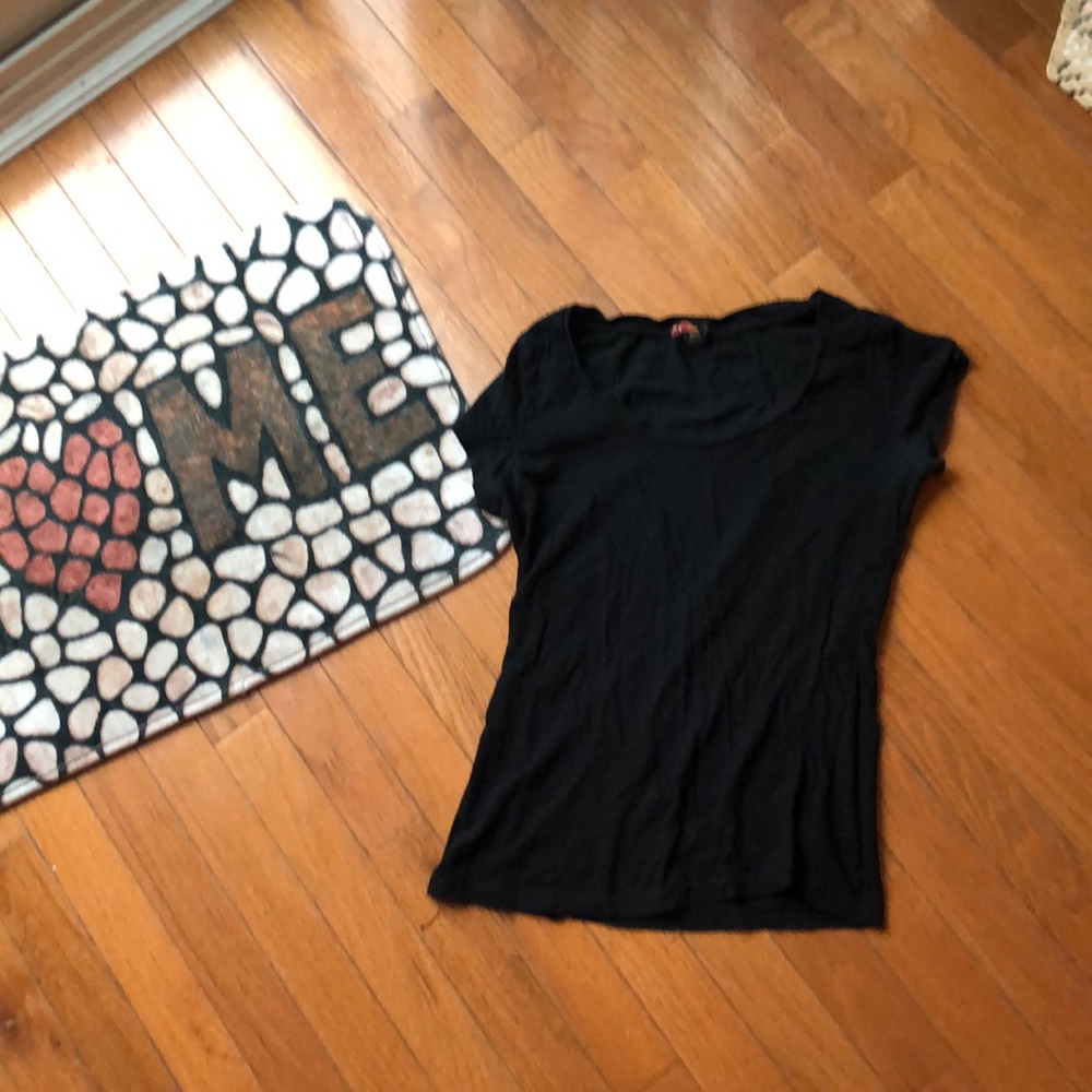 Basic black tee